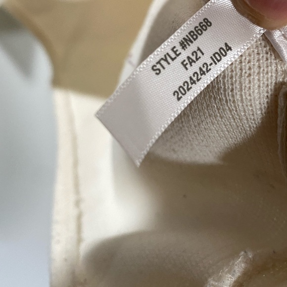 Madewell + Ottoman Rib Square-Neck Top in Cream Size 1X - Picture 8 of 9